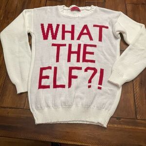 What the Elf ? Holiday sweater